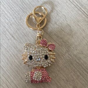 Hello Kitty Rhinestone Keychain